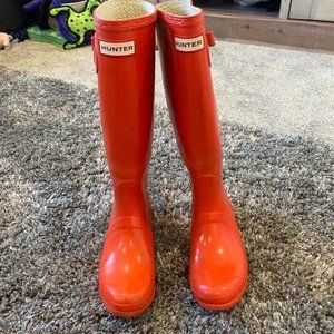 HUNTER "Like New" Original Rain boots - Size US 5/6